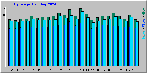 Hourly usage for May 2024