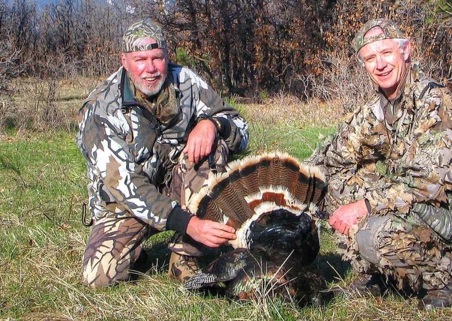 Successful wild turkey hunters